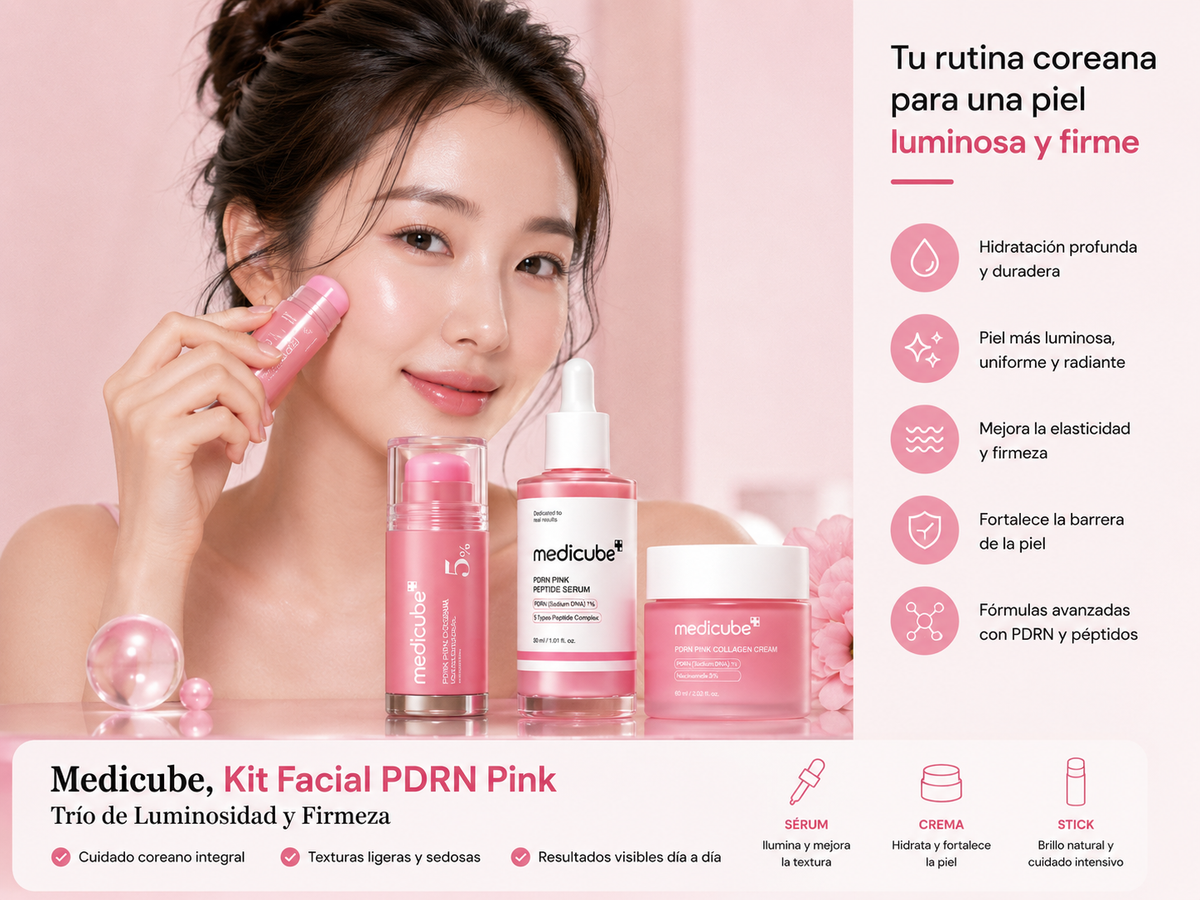 KIT. Medicube PDRN Sérum + crema + Stick