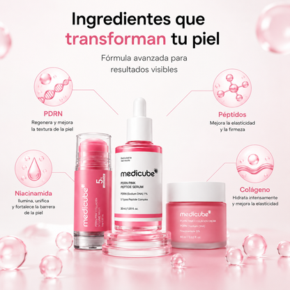 KIT. Medicube PDRN Sérum + crema + Stick