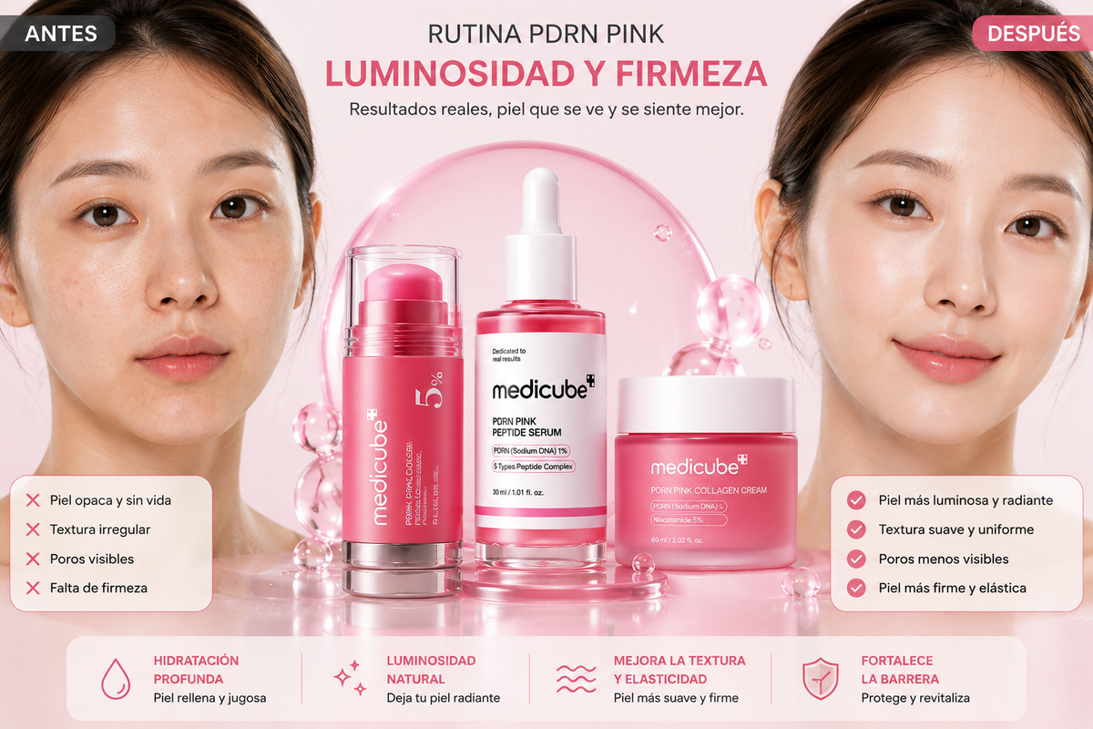 KIT. Medicube PDRN Sérum + crema + Stick